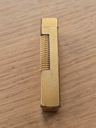 Mechero Dunhill Chapado en Oro