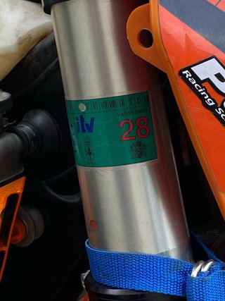 KTM 125cc Enduro Moto Naranja/negra/blanca