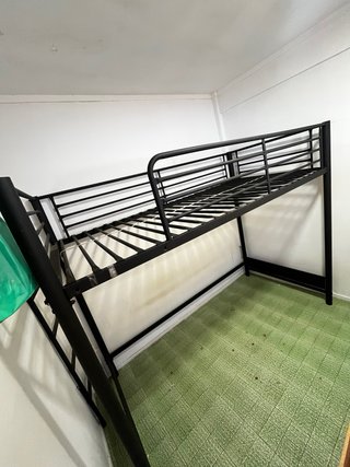 Cama de metal alta 190x90x130