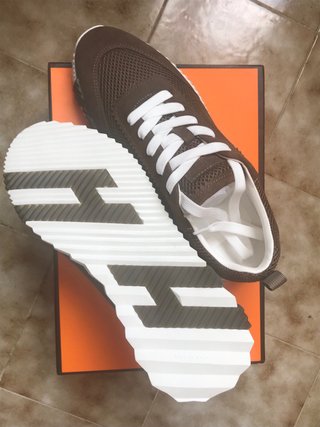 Zapatillas Hermes Marrones