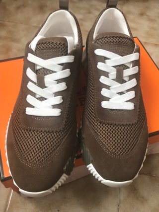 Zapatillas Hermes Marrones