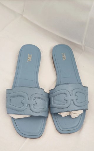 ZARA Sandali Azzurri Donna
