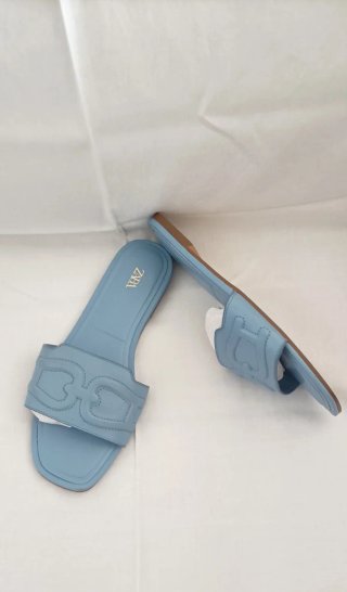 ZARA Sandali Azzurri Donna