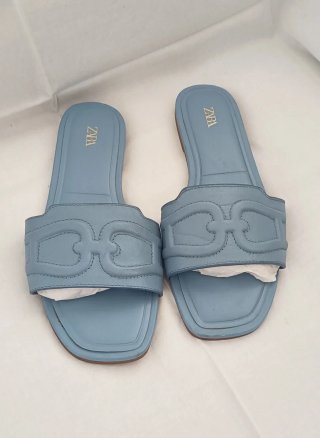 ZARA Sandali Azzurri Donna
