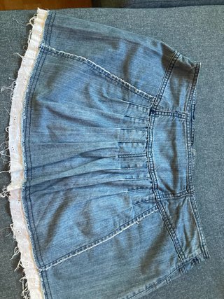 Falda vaquera Mango Talla 42