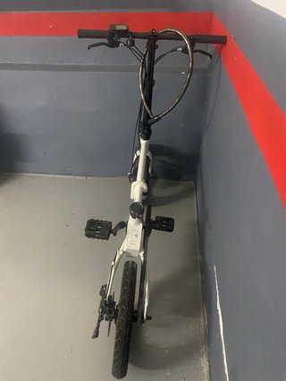 Bicicleta Eléctrica Plegable OOPS Blanca