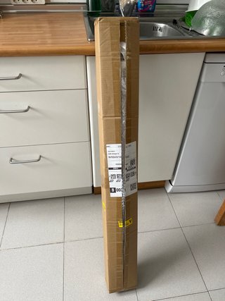 Cortina Cadena Aluminio Negra 100x210cm