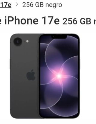 iPhone 17e 256GB Negro