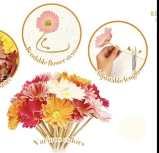 12 Flores Artificiales