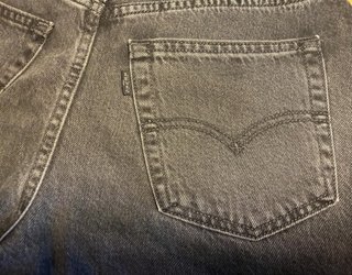 Shorts Levi's negros T. 27