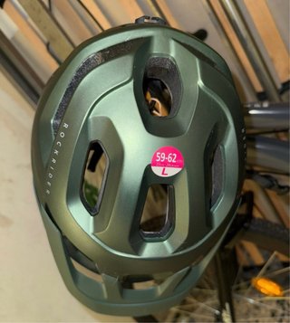 Casco Rockrider Talla L Verde