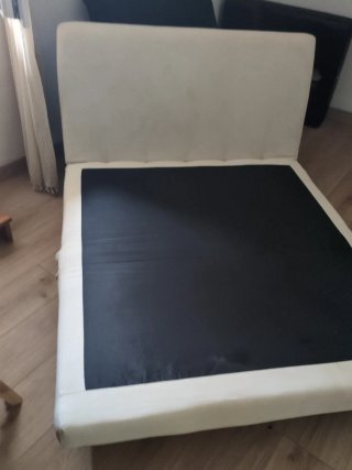 Sofá cama beige tela