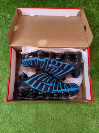 Nike Shox TL Black Blue Trainers Sneakers Size 42