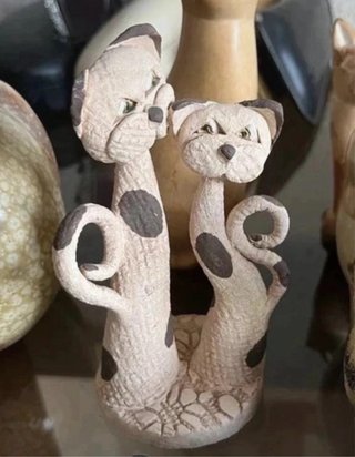 Gatos Decorativos Cerâmica