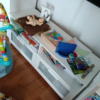 Mueble TV Ikea Brimnes Blanco