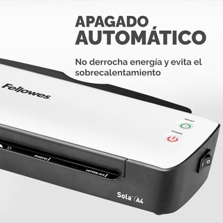 Fellowes plastificadora documentos acabado