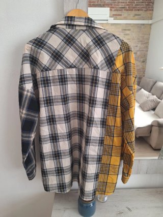 Sobrecamisa cuadros XL multicolor