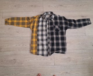 Sobrecamisa cuadros XL multicolor