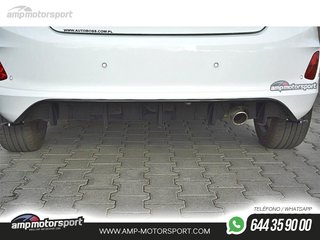 DIFUSOR TRASERO FORD FIESTA MK8 2017-- NEGRO MATE