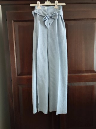 Pantaloni a palazzo righe