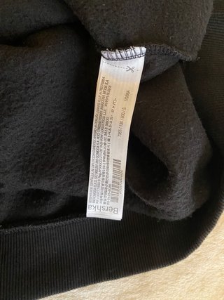 Sudadera Bershka Negra Talla S