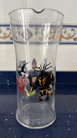 Vasos Código Lyoko - 3 vasos  - 1 jarra