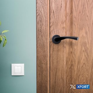 XFORT manijas puerta interior negro mate