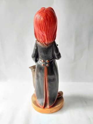 Figura payaso músico vintage escayola/cerámica