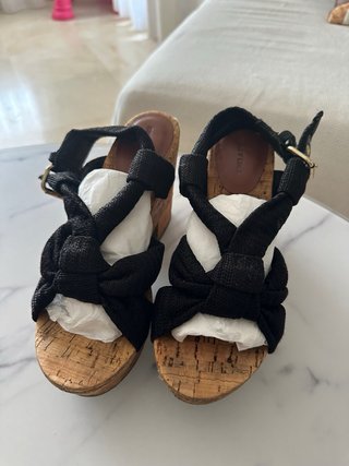 Bimba y Lola Sandalias Plataforma Negras
