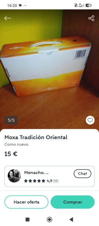 Moxa Tradición Oriental