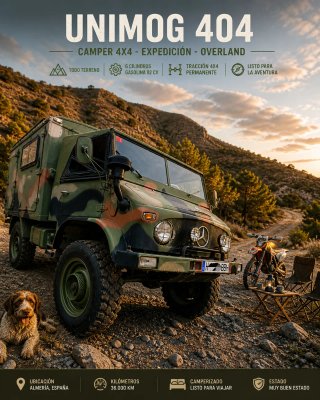 Mercedes Benz Unimog 4x4 Expedition Camper