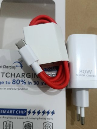 Cargador Oppo OnePlus 80W Super Charge con Cable
