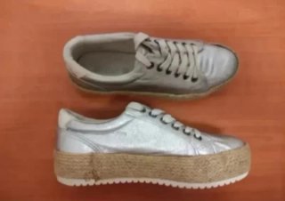Zapatillas Mustang Plataforma Talla 38