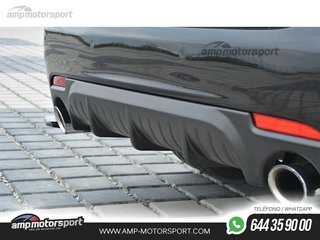 DIFUSOR TRASERO SAAB 9-3 AERO 2007-2011 NEGRO BRILLO