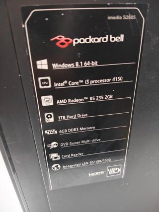Packard Bell PC Sobremesa Negro