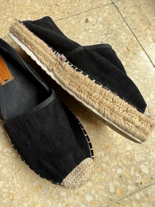 Alpargatas negras mujer talla 38