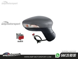 RETROVISOR COMPLETO DERECHO PARA FORD FIESTA MK7