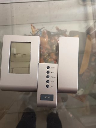 Termómetro digital con luz