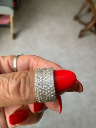 Anillo Plata Ley Circonitas Nuevo,