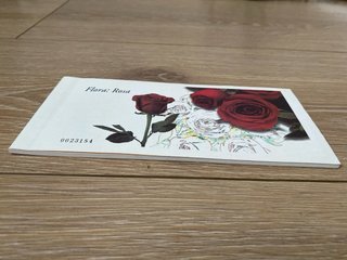 100 Sellos Flora Rosa Talonario
