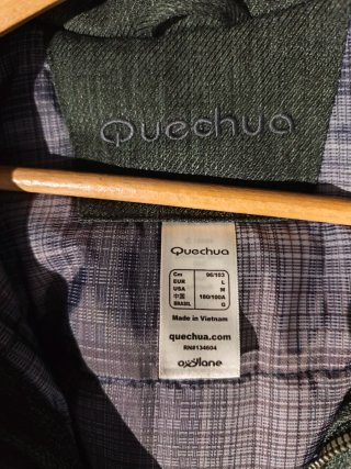 Chaqueta Quechua gris para frío