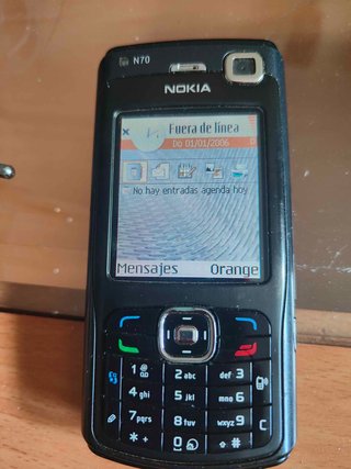 Móvil Nokia N70 Negro