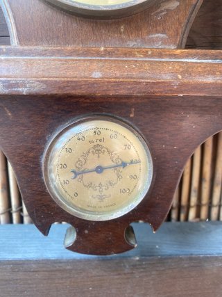 Reloj, Termómetro, Barómetro y Hidrómetro