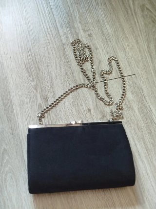 Bolso de fiesta negro elegante