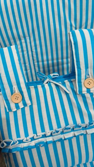 Pack Bolso y Colchoneta Carrito Bebé Rayas