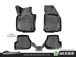 ALFOMBRILLAS DE GOMA RIZLINE PARA VOLKSWAGEN GOLF MK6 / VARIANT 2008-2012