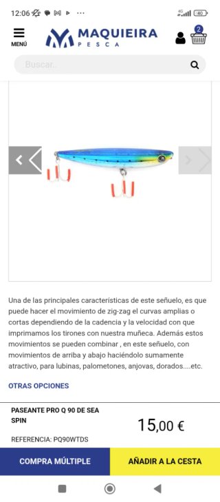 Paseante de superficie para pesca