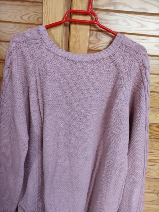 Jersey Stradivarius punto ochos rosa