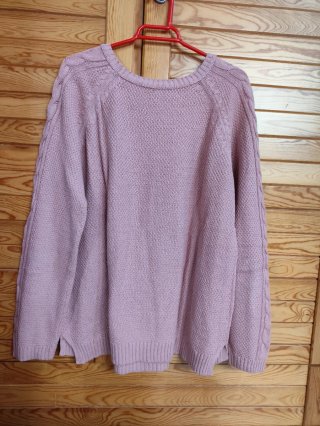Jersey Stradivarius punto ochos rosa