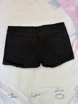 Set Terranova Top Rosa e Shorts Neri Taglia M